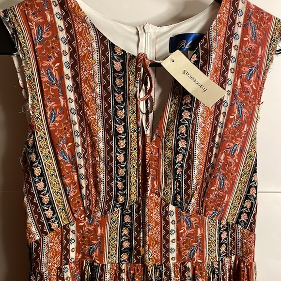 Blue Rain Boho dress size Small - Picture 2 of 4